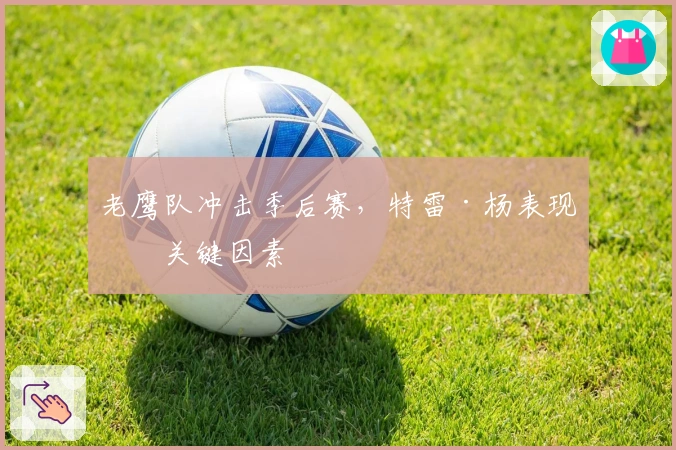 老鹰队冲击季后赛,特雷·杨表现成关键因素